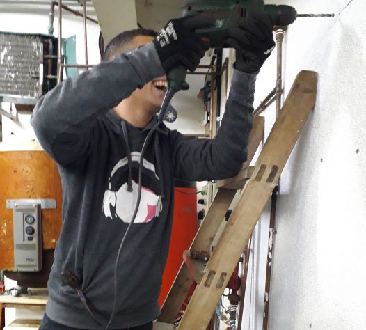 Colocando abrazaderas2